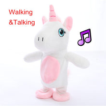 Load image into Gallery viewer, Funny Toys 1pc Electric Walking Unicorn Plush Toy