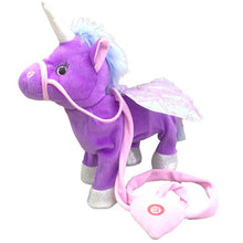 Load image into Gallery viewer, Funny Toys 1pc Electric Walking Unicorn Plush Toy