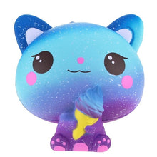Load image into Gallery viewer, ice cream cat squishy animal kawaii unicorn